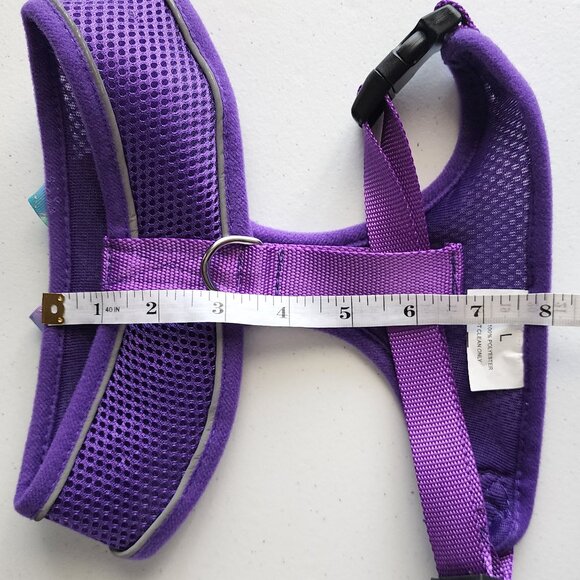 Brooklyn Pet Gear Dog Harness Purple Mesh Pet Vest Buckle Adjustable Closure - Picture 6 of 7